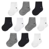 Baby Boy Jumping Beans® 10-pk. Solid Crew Socks