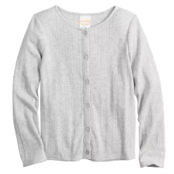 Girls 4-12 Jumping Beans® Ribbed Cardigan
