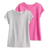 Girls 4-12 Jumping Beans® 2-Pack Short Sleeve Core Tee