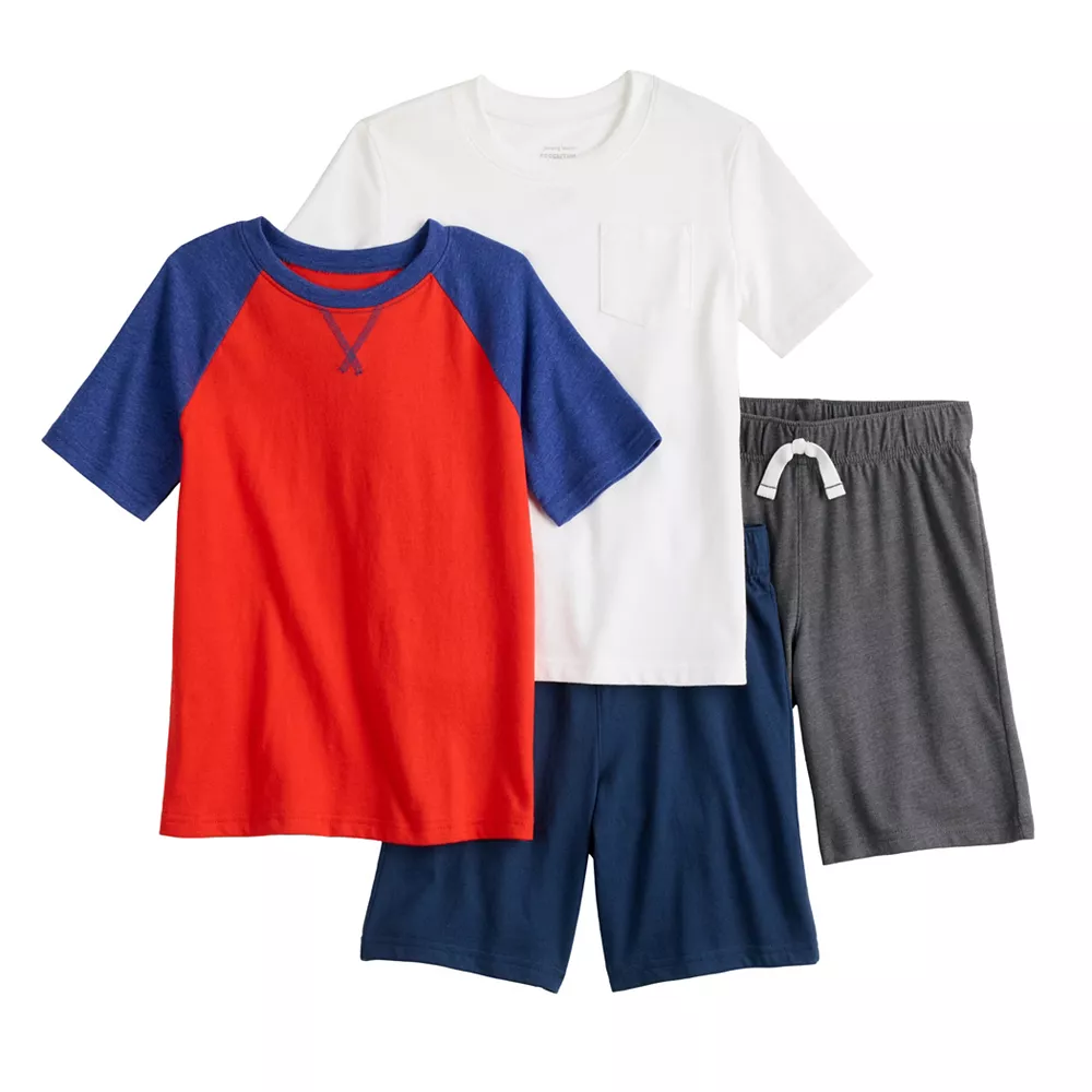 Boys 4-8 Jumping Beans® Tees & Shorts 4-Piece Set 1 Boys 4-8 Jumping Beans® Tees & Shorts 4-Piece Set