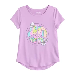 Girls 4-12 Jumping Beans® Shirttail Active Graphic Tee