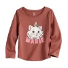 Toddler Girl Disney The Aristocats Marie Long Sleeve Shirttail Graphic Tee By Jumping Beans®