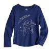Girls 4-12 Jumping Beans® The Mandalorian Grogu Aka Baby Yoda "May The Force Be With You" Long Sleeve Graphic Tee