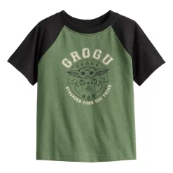Toddler Boy Jumping Beans® The Mandalorian Grogu Aka Baby Yoda Short Raglan Sleeve Graphic Tee