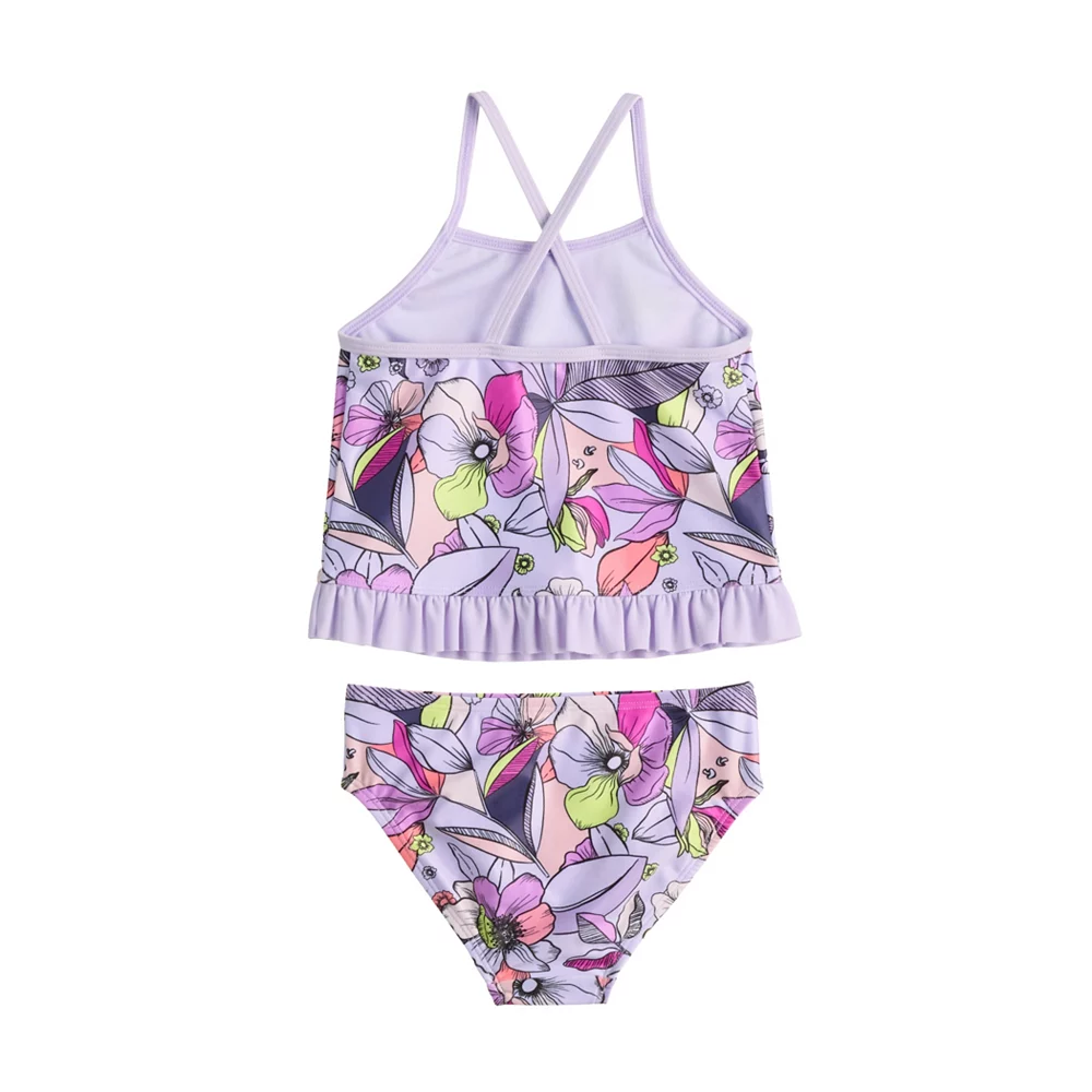 Toddler Girl Jumping Beans® Tankini Swimsuit 2 Toddler Girl Jumping Beans® Tankini Swimsuit - Image 2