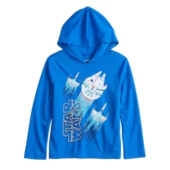 Boys 4-8 Jumping Beans® Star Wars Millennium Falcon Hooded Active Graphic Tee
