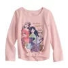 Toddler Girl Disney Princesses "We Shine Together" Embellished Tie Front Graphic Tee By Jumping Beans®