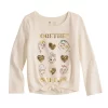 Toddler Girl Disney Princesses "Together Is Better" Sequins-Embellished Tie Front Tee By Jumping Beans®