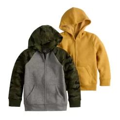 Boys 4-12 Jumping Beans® 2 Pack Zip Hoodie Set