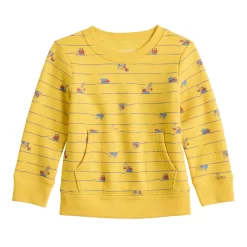 Kids 4-12 Jumping Beans® Adaptive Easy Dressing, Sensory Friendly, & Abdominal Access Fleece Sweatshirt