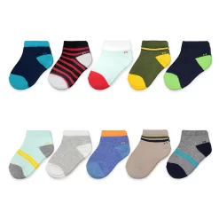 Baby / Toddler Boy Jumping Beans® 10 Pack Ankle Socks
