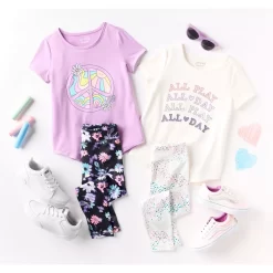 Girls 4-12 Jumping Beans® Active Shirttail Tee -JumpStart Kiddie Chic Hub 5734462 ALT9