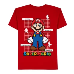 Boys 4-12 Jumping Beans® Super Mario Attributes Graphic Tee
