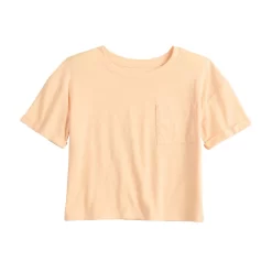 Girls 4-12 Jumping Beans® Solid Pastel Boxy Tee