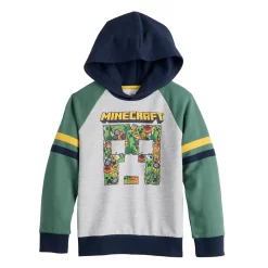 Boys 4-12 Jumping Beans® Minecraft Raglan Graphic Hoodie