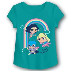 Girls 4-12 Jumping Beans® Short-Sleeve Super Friends Believe Tee