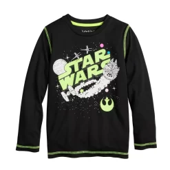 Boys 4-12 Jumping Beans® Star Wars Neon Vintage Long Sleeve Graphic Tee