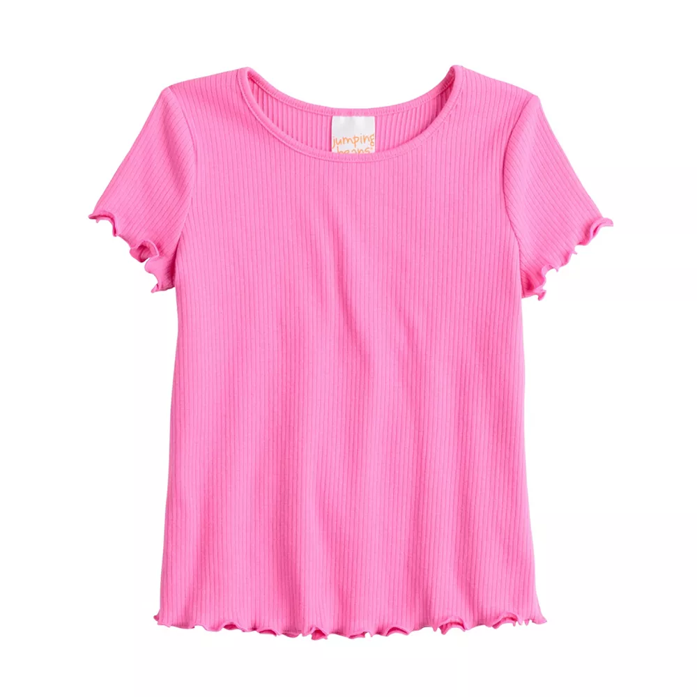 Girls 4-12 Jumping Beans® Lettuce Edge Top 1 Girls 4-12 Jumping Beans® Lettuce Edge Top