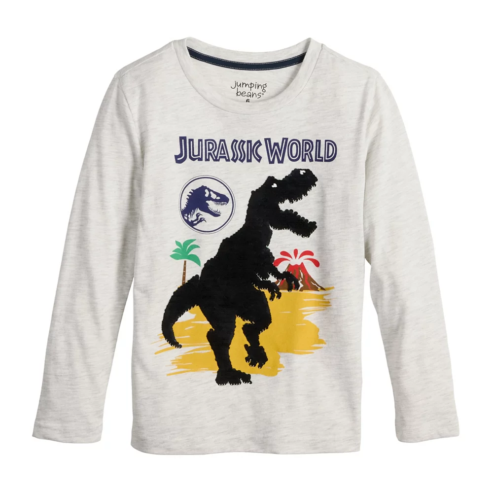 Boys 4-12 Jumping Beans® Jurassic World Flippable Sequins Long Sleeve Graphic Tee 2 Boys 4-12 Jumping Beans® Jurassic World Flippable Sequins Long Sleeve Graphic Tee - Image 2