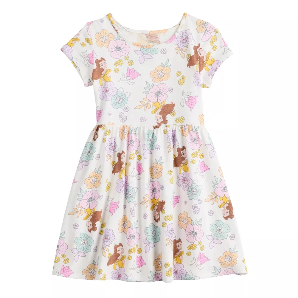 Disney's Beauty And The Beast Toddler Girl Belle Skater Dress By Jumping Beans® 1 Disney's Beauty And The Beast Toddler Girl Belle Skater Dress By Jumping Beans®