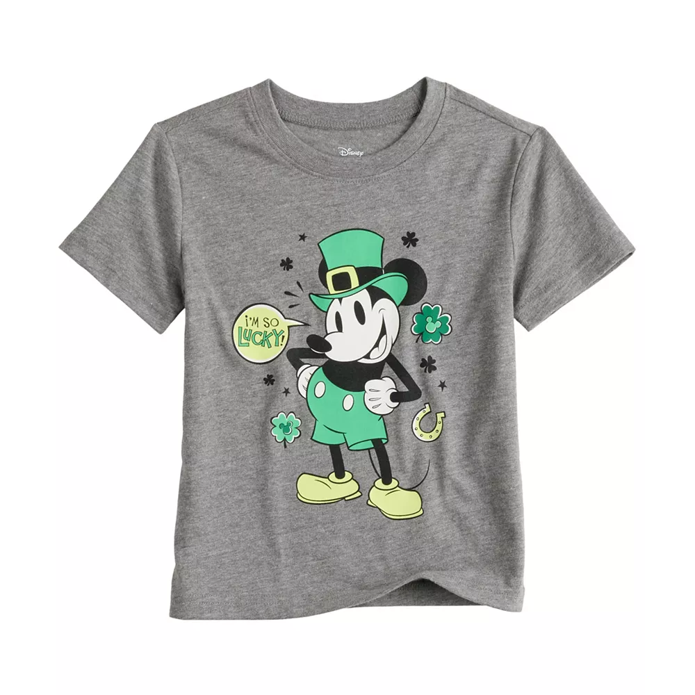 Disney's Mickey Mouse Toddler Boy St. Patrick's Day Graphic Tee By Jumping Beans® 1 Disney's Mickey Mouse Toddler Boy St. Patrick's Day Graphic Tee By Jumping Beans®