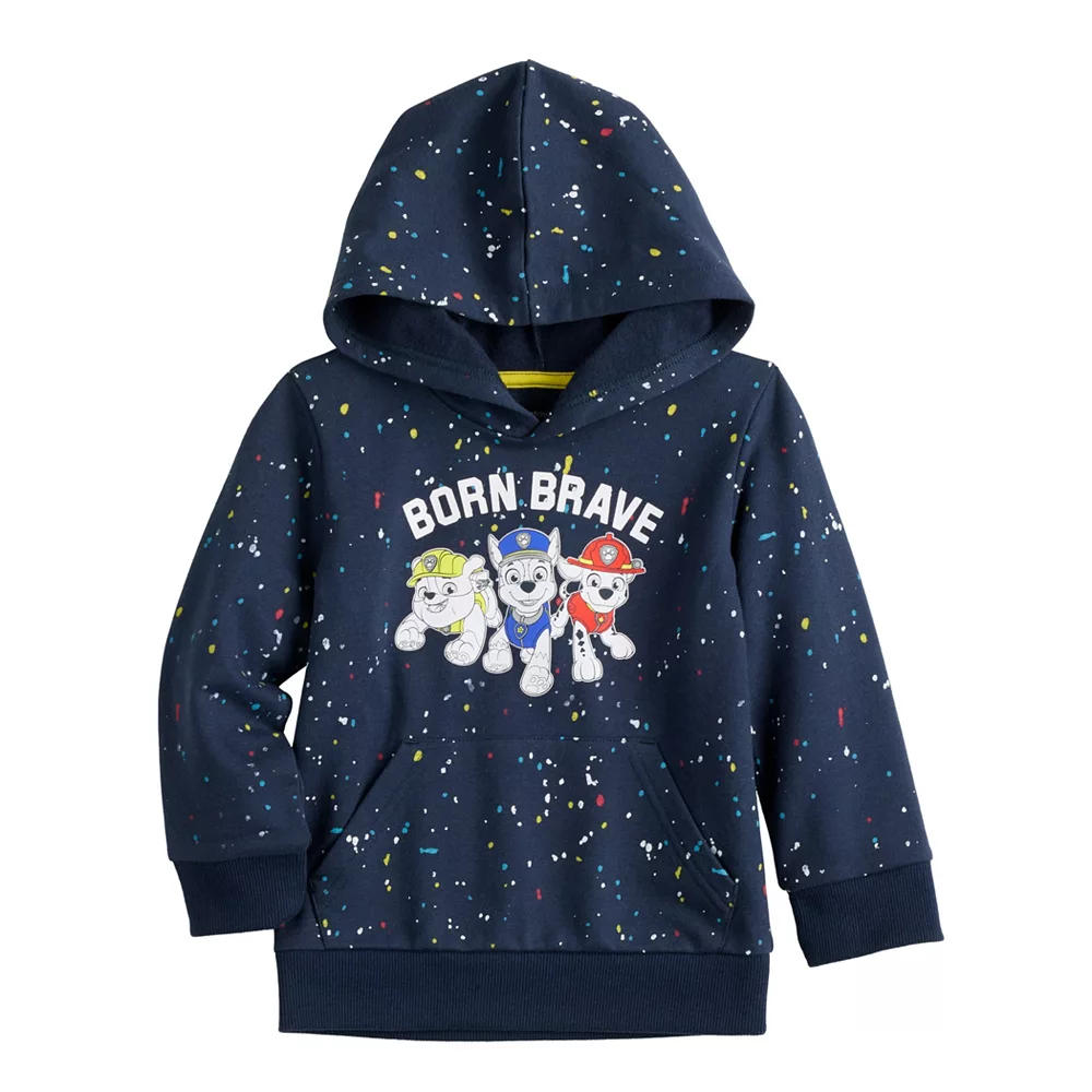 Toddler Boy Jumping Beans® PAW Patrol "Born Brave" Fleece Pullover Hoodie 1 Toddler Boy Jumping Beans® PAW Patrol "Born Brave" Fleece Pullover Hoodie