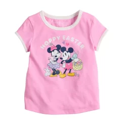 Disney's Minnie Mouse Girls 4-12 "Hoppy Easter" Ringer Tee By Jumping Beans®