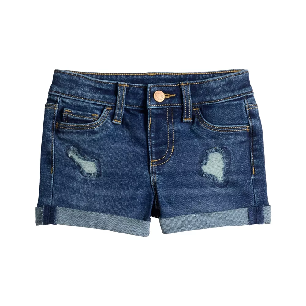 Girls 4-12 Jumping Beans® Distressed Denim Shorts 1 Girls 4-12 Jumping Beans® Distressed Denim Shorts