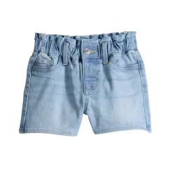 Girls 4-12 Jumping Beans® Paperbag-Waist Denim Shorts