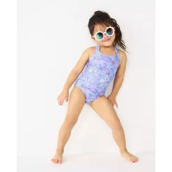 Toddler Girl Jumping Beans® Cross-Strap 1-Piece Swimsuit 5 Toddler Girl Jumping Beans® Cross-Strap 1-Piece Swimsuit -JumpStart Kiddie Chic Hub 5838588 ALT9