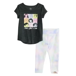 Disney Princess Toddler Girl Active Tee & Leggings Set Jumping Beans®