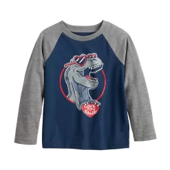 Boys 4-12 Jumping Beans® T-Rex "I Love You Roar" Raglan Tee