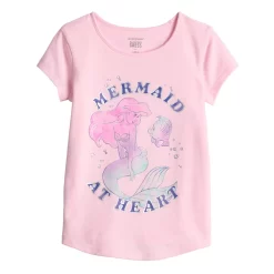 Girls 4-12 Jumping Beans® "Mermaid At Heart" Adaptive Double Layer Tee