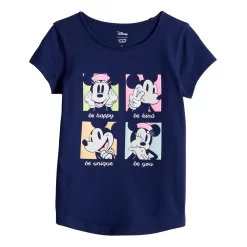 Disney's Mickey Mouse Toddler Girl Adaptive Double Layer Graphic Tee By Jumping Beans®