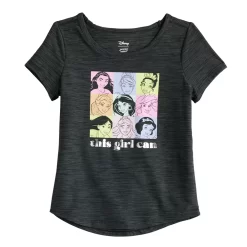 Disney Princess Girls 4-12 Active Double Layer Adaptive Tee By Jumping Beans®