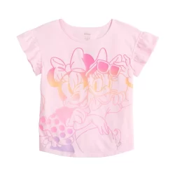 Disney's Minnie Mouse Girls 4-12 Adaptive Flutter Graphic Tee By Jumping Beans®