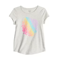 Girls 4-12 Jumping Beans® Shirttail-Hem Tee