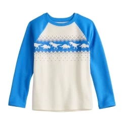 Boys 4-8 Jumping Beans® Flatback Pattern Raglan Graphic Tee