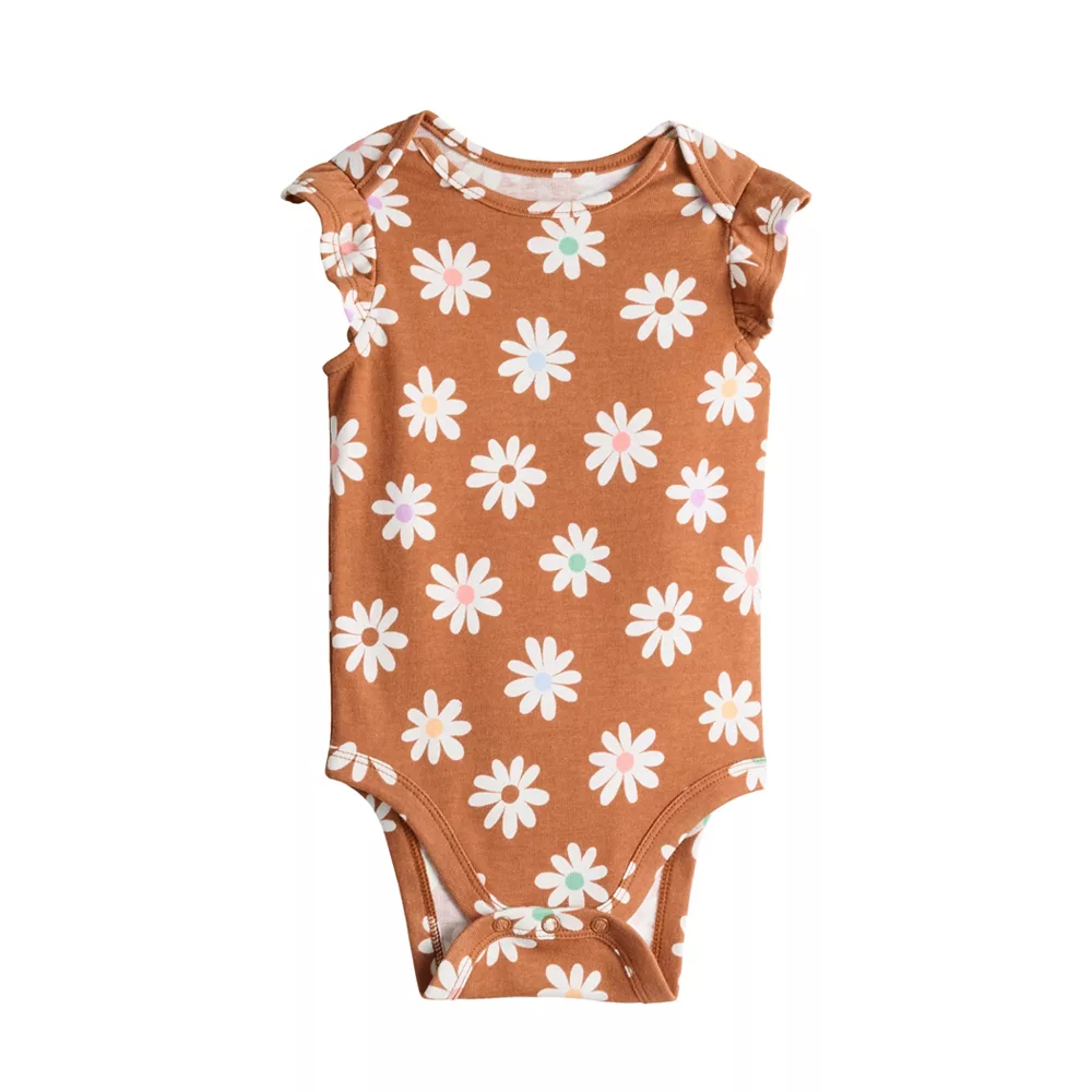 Baby Girl Jumping Beans® Ruffled Bodysuit 1 Baby Girl Jumping Beans® Ruffled Bodysuit