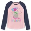 Girls 4-12 Jumping Beans® The Mandalorian Grogu Aka Baby Yoda Birthday Raglan Sleeve Graphic Tee