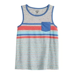 Kids 4-12 Jumping Beans® Striped Pocket Tank Top