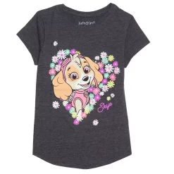 Girls 4-12 Jumping Beans® Paw Patrol Floral Skye Tee