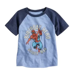 Toddler Boy Jumping Beans® Marvel Spider-Man "Birthday Hero" Raglan Tee