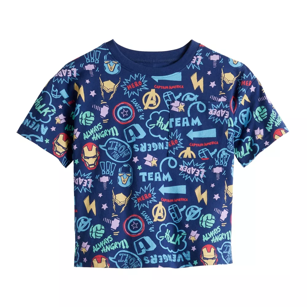 Toddler Boy Jumping Beans® Marvel Avengers Pocket Tee 1 Toddler Boy Jumping Beans® Marvel Avengers Pocket Tee