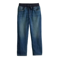 Boys 4-12 Jumping Beans® Straight Knit Jeans In Slim & Husky- Size 4 Husky